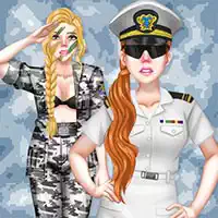 Принцесса Военная Мода скриншот игры