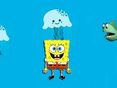 ໄຟອັນຕລາຍໂດດ Spongebob ພາບຫນ້າຈໍເກມ