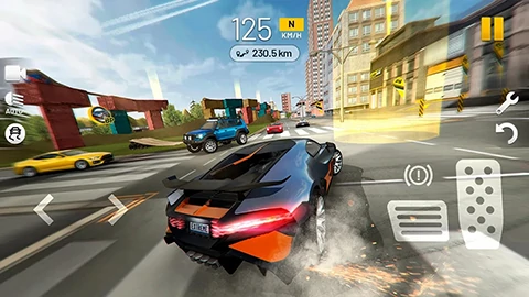 Extreme Car Driving Simulator game screenshot
