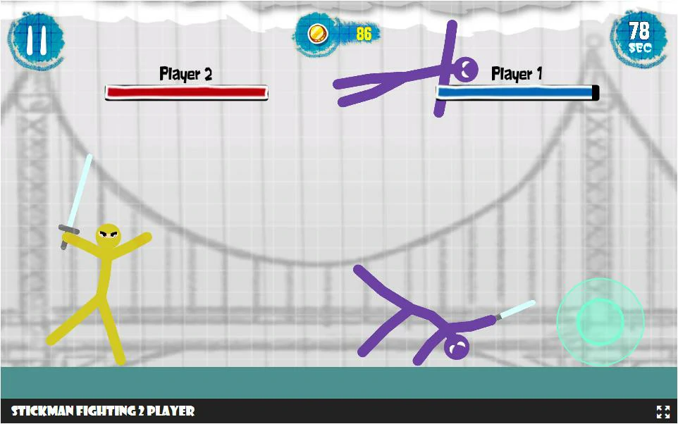 Stickman Fighting 2 Player screenshot #5