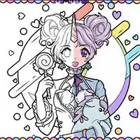 Anime Girls Coloring Book: Pop Manga Coloring