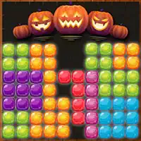 Cukierkowe Klocki Puzzle Halloween