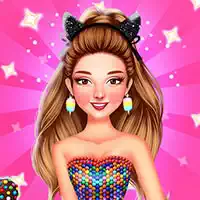 Celebrity Love Candy Outfits game screenshot