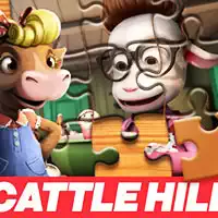 Christmas at Cattle Hill Jigsaw Puzzle game screenshot