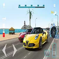 Juego De Carreras De Autos En La Ciudad captura de pantalla del juego