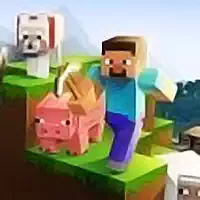 Classic Minecraft game screenshot