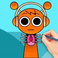 Coloring Book: Sprunki Horror Oren