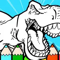 Coloring Dinos សម្រាប់កុមារ