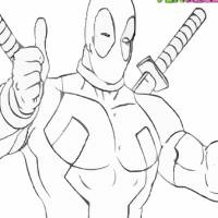 Deadpool Da Colorare