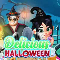 Vestir Delicioso Cupcake De Halloween captura de pantalla del juego