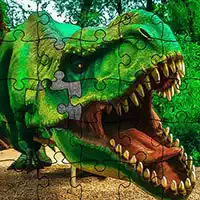 Dino Park Jigsaw game screenshot