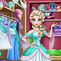 Disney Frozen Принцесса Эльза Игры Одевалки