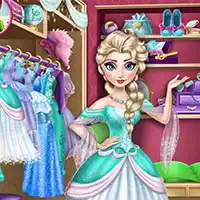 ディズニー アナと雪の女王エルサ ドレスアップ ゲーム