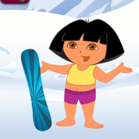 dora_ski_dress_up Games