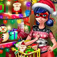 dotted_girl_christmas_shopping ເກມ