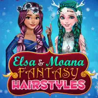 Elsa Und Moana Fantasy-Frisuren