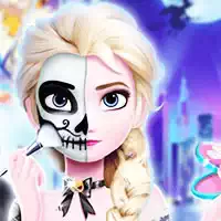 Tato Pesta Halloween Elsa