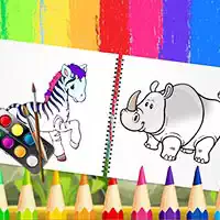 Funny Animals Coloring Book