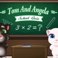 游戏汤姆和安吉拉学校测验