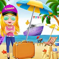 გოგონა საზაფხულო არდადეგები Beach Dress Up