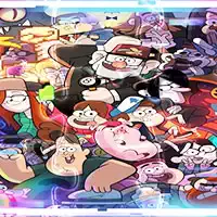 Gravity Falls Slide Puzzle game screenshot