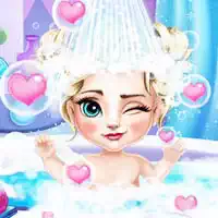 Ледяная Королева Эльза: Детская Ванночка