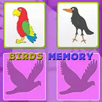 Детская Игра Памяти - Птицы
