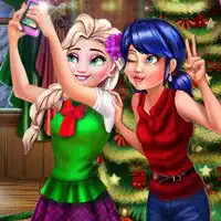 Ladybug Va Elza Rojdestvo Selfii