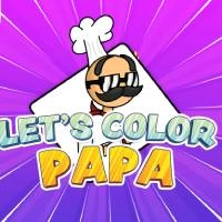 Let's Color Papa