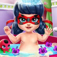 miraculous_hero_baby_bath гульні