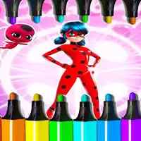 Miraculous Ladybug Coloring Game