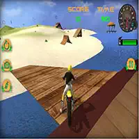 Moto Beach Jumping Simulator-Spel