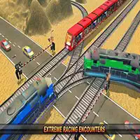 Mountain Uphill Passenger Train Simulator game screenshot