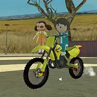 Msk Squid Spiel Motorrad-Stunts