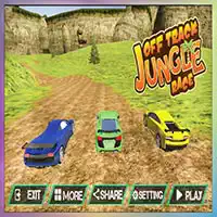 Carrera De Autos Fuera De Pista En La Jungla captura de pantalla del juego