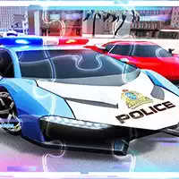 Слайд-Головоломка «Полицейские Машины»