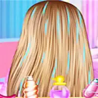 Estudio De Pelo Corto Princesa Anna captura de pantalla del juego