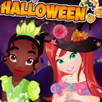 Princesses Halloween Party game screenshot