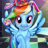 Rainbow Pony Haqiqiy Soch Turmagi