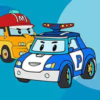 Robocar Coloring Book game screenshot