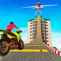 Sky Bike Stunt 3D captura de tela do jogo