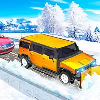 Snow Plow Jeep Simulator