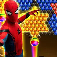 Spiderman Bubble Shooter game screenshot