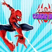 Spiderman Color Fall - ហ្គេមទាញថ្នាំ