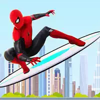 Spiderman Skateboarding game screenshot