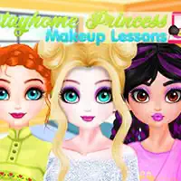 Stayhome Princess Makeup Lessons game screenshot