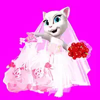 Talking Tom Angela City Wedding Boutique	 game screenshot