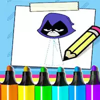 Teen Titans Go! How to Draw Raven