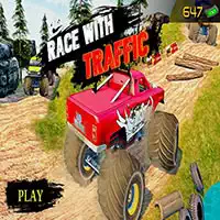 Ultieme Montertruck Race Met Traffic 3D