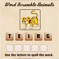 Word Scramble Tiere